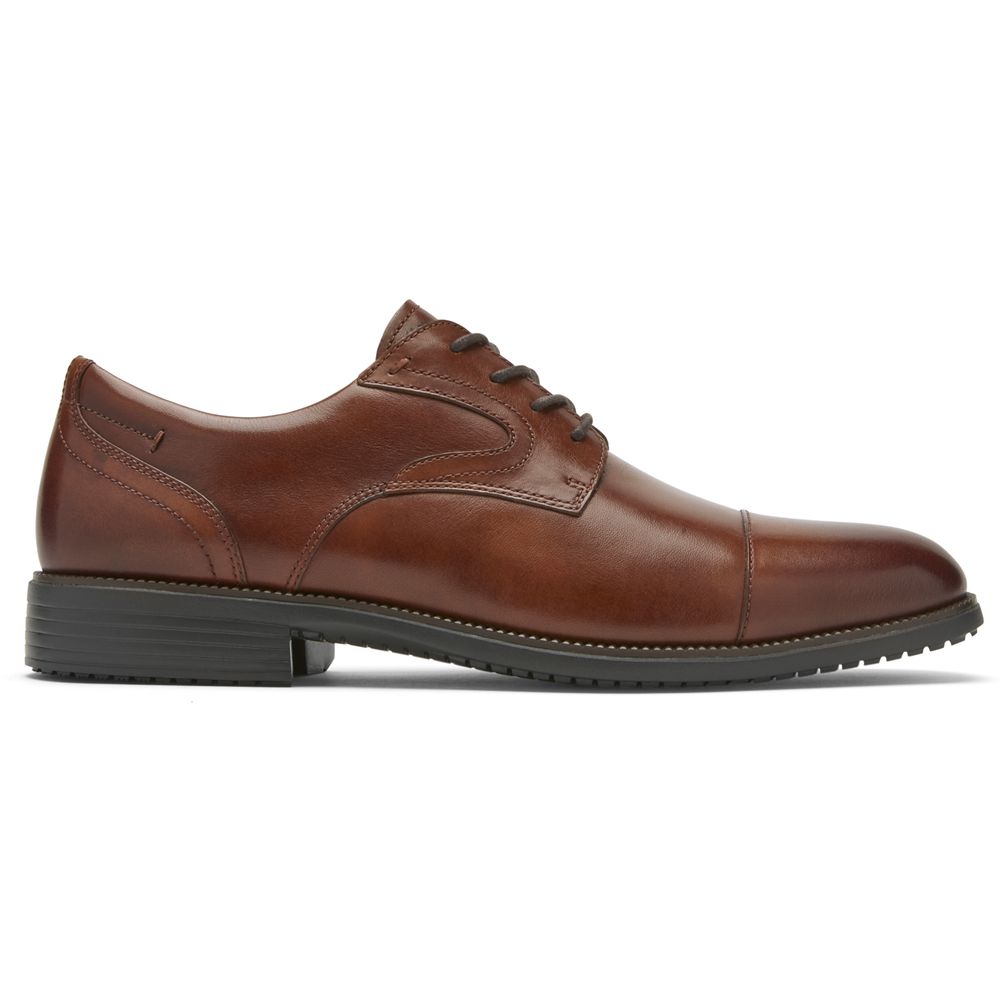 Pantofi Oxford Barbati Rockport Total Motion Dressport Cap Toe Maro - Romania 4897-KWHNT